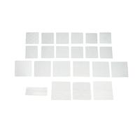 Ensemble de 22 pochoirs de quilting transparents brodés, outils de couture, creux en polypropylène, design pratique, pour les amateurs d'artisanat