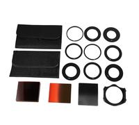 Ensemble de 24 filtres carrés et gradués + bague d'adaptation de 9 tailles H pour Cokin P LF7