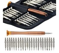 Ensemble de 25 en 1 mini tournevis de précision magnétique, tournevis Torx pour réparation électronique. Kit d'outils de réparation pour , caméra, montre, PC Taille UniqueAlliage d'aluminium