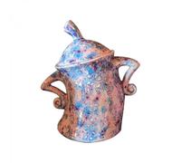 Ensemble de 26-27 boîtes de rangement hermétiques en céramique rose style café, pour café, thé, sucre et épices.