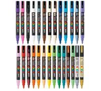 Ensemble De 27 Marqueurs De Peinture Uni Posca PC-3M