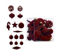 Ensemble de 28 Ornements Suspendus de Vacances, Assortiment de décorations sur Le thème des Bonbons pour la décoration d ' Arbre de noël, Ensemble d ' Ornements de Vacances