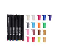 Ensemble de 29 stylos à pointe fine avec adaptateurs pour Maker 3, kit d’accessoires compatible avec la machine de découpe Explore Air 2, comprenant 17 types d’adaptateurs e