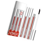 Ensemble De 3 À Lèvres Décollables Maquillage Professionnel Finition Mate Imperméable Anti-taches Pour Femmes Et Filles Maquillage Longue Durée