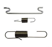 Ensemble de 3 barres d'accélérateur avec ressort de régulation et de retour en métal pour générateurs à essence, moteurs, pompes et machines de jardin, résistant à l'usure et à la rouille