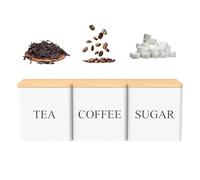 Ensemble De 3 Bocaux De 500 Ml Pour Café, Céréales Et Produits Secs | Boîtes De Conservation Hermétiques Pour La Cuisine, Idéales Pour Le Café En Grains, Les Épices, Le Sucre Et La Farine. Organisateu