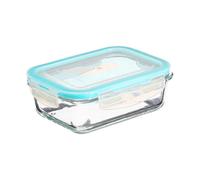 Ensemble de 3 Boîtes à Lunch 5five Simply Smart Bleu Transparent Verre 300 ml