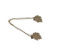 Ensemble de 3 broches/clips for cardigan femme à chaîne fleurie, style rétro, boucles forgées à la main, bijoux de taille.(Color-07)