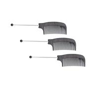 Ensemble de 3 brosses à cheveux pour nourrissons, poignée ergonomique, substance non mortelle, sans danger pour les nouveau-nés, transportables, accessoires de bain adaptés voyages, brosse
