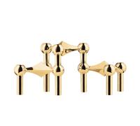 Ensemble de 3 chandeliers en laiton tissu clou OFFRE SPECIALE - 9035