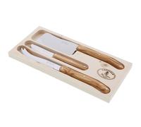 Ensemble de 3 couteaux à fromage jean dubost laguiole olivier