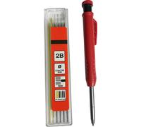 Ensemble de 3 crayons de marquage, crayon de charpentier (2,8x120 mm, 2B)