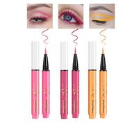 Ensemble de 3 crayons eye-liner néon, crayon de maquillage néon UV pour le visage, crayon eye-liner liquide phosphorescent pour le corps, crayons de maquillage fluorescents UV (#10#11#12)