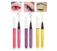 Ensemble de 3 crayons eye-liner néon, crayon de maquillage néon UV pour le visage, crayon eye-liner liquide phosphorescent pour le corps, crayons de maquillage fluorescents UV (#07#08#09)