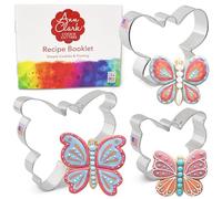 Ensemble de 3 emporte-pièces papillon, Made in USA par Ann Clark