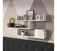 Selsey Étagère Suspendue Blanc 55 x 119 x 18 cm