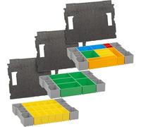 Ensemble de 3 inserts modulables pour mallette L-BOXX ancien modèle - Organisateur de boîte à outils avec séparateurs B3, D3, H3 et coussin de couvercle