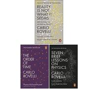 Ensemble de 3 livres de la collection Carlo Rovelli (La réalité n'est pas ce qu'elle paraît, L'ordre du temps, Sept brèves leçons de physique)