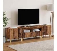 Ensemble de 3 Meubles TV LED DELFT Bois d'ingénierie Meuble TV vidaXL vidaXL