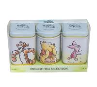 Ensemble de 3 mini boîtes à thé Winnie l'ourson et ses amis par New English Teas avec du thé anglais en feuilles