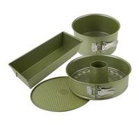 Zenker Set moules panettone, cake et savarin | Cuisson antiadhésive, 3 moules pour cakes et savarin, Acier et cire de carnauba, Formats 18 à 30 cm, Four 180°C