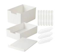 Ensemble de 3 organiseurs d'armoire extensibles, tiroirs coulissants avec rails adhésifs pour garde-manger