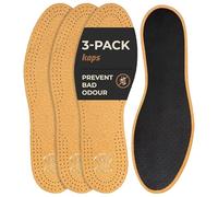 Ensemble de 3 Paires de Semelles de Chaussures en Carbone Pecari, Cuir de Mouton Tanné Végétal de Qualité Supérieure avec Charbon de Bois Activé, Élégant et Confortable, Kaps | Femme | 41 EUR