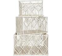 Ensemble de 3 Paniers Gigognes - ENKIS - ALTOBUY Beige