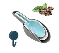 Ensemble De 3 Pelles à Glace En Plastique, 1 Crochet Puissant Sans Marque, Multi - Usage, Cuillère à Nourriture Anti - Blanchiment, Bar à Pâtisserie, Pelle à Glaçons Sucrée, Pelle De Rangement