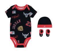 Ensemble de 3 pièces bébé garçon Jordan Essentials AOP Noir 6/12 mois