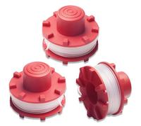 Ensemble de 3 pièces,Compatible avec Einhell GE-CT 36/30Li bobines de fil de rechange pour débroussailleuse,longueur 8 m, diamètre 2 mm,nylon bobines