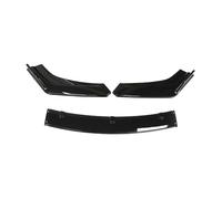 Ensemble de 3 pièces Comprenant Un Spoiler de Pare-Chocs Avant Compatible pour VW Scirocco R 2009-2015, Un diffuseur latéral et Un kit de carrosserie avec déflecteur. Accessoires Auto.(Glossy Black)