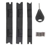 Ensemble de 3 pièces de boîte à Trois ailerons Simples, Coffret d'ailerons de Planche de Surf, boîte de Planche de Surf à Trois ailerons avec clé à vis, Jeu de Bouchons d'ailerons