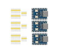Ensemble de 3 Pièces de Cartes RP2040 Zero, Carte de Développement de Microcontrôleur RP2040 Zero Compatible avec pour Raspberry Pi et pour