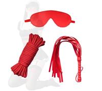 Ensemble de 3 pièces de fixation de posture pour deux personnes de yoga avec kit en nylon rouge, aide au soutien des membres, conception tout - en - un de corde de yoga