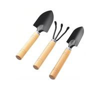 Ensemble de 3 pièces de jardinage : un partenaire pratique pour créer un jardin, des outils de jardinage, une petite pelle, une bêche, un râteau