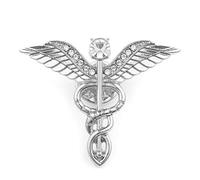 Ensemble de 3 pièces diamant or et argent strass cristal ailes d'ange broche pour femmes hommes vêtements costume bijoux accessoire épinglette Badge