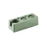 Ensemble De 3 Pièces For Presse À Poudre For Machine À Café, Distributeur De Poudre, Marteau À Poudre Élastique, Seau À Frapper, Compatible Avec Bincoo Gykf1952(Green-base)