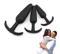 Ensemble De 3 Plugs Anaux Pour Femmes Et Hommes, Ensemble De Sextoys, Plug Anal En Silicone, Trois Tailles : Petit, Moyen Et Grand.
