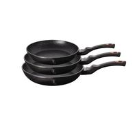 Ensemble de 3 poêles à frire 20/24/28 cm BERLINGER HAUS Rose Noire BH-6158