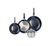 Ensemble de 3 Poêles de cuisson 20, 24 et 28 cm et 1 faitout 14 cm Elo Prima Brillant Elo