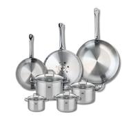Ensemble de 3 Poêles de cuisson 24, 28 et 32 cm et 4 faitouts 12, 14, 16 et 20 cm Profi Citrin Elo