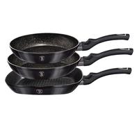 ENSEMBLE DE 3 POÊLES EN GRANIT BERLINGER HAUS BH-6904 CARBON PRO