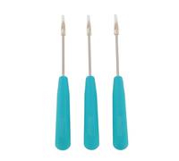 Ensemble de 3 poinçons de couture pour cuir, outil professionnel de réparation de perles en acier, pour la fabrication de chaussures artisanales, le travail du cuir