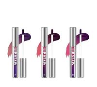 Ensemble de 3 rouges à lèvres peel-off, teinte mate longue tenue et résistante à l'eau, gloss non collant pour une tenue sans bavures toute la journée dans des teintes nude