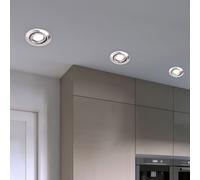Lot de 3 spots LED encastrables spots lumières lampe orientable brossé Paulmann 920.26