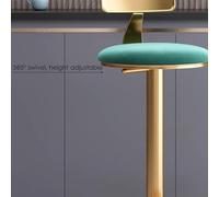 Ensemble de 3 tabourets de Bar Modernes en Velours avec Repose-Pieds et Pieds en métal. Pivotants à 360°, Ils sont Parfaits pour Les îlots de Cuisine et Les Restaurants. Capacité de Charge : 136 kg