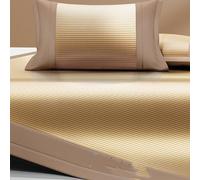 Ensemble de 3 tapis rafraîchissants Summer Ice Silk, surmatelas doux, lavable en machine et à l'eau, drap de lit for climatisation, parfait for une utilisation à la maison et en dortoir(D,150x200cm)