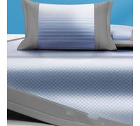 Ensemble de 3 tapis rafraîchissants Summer Ice Silk, surmatelas doux, lavable en machine et à l'eau, drap de lit for climatisation, parfait for une utilisation à la maison et en dortoir(C,180x220cm)