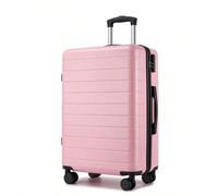 Ensemble de 3 valises en ABS (20, 24 et 28 pouces) avec serrure à combinaison, roulettes pivotantes à 360°, bagage cabine léger pour voyageurs solos et familles, hommes et femmes, valise élégante à en